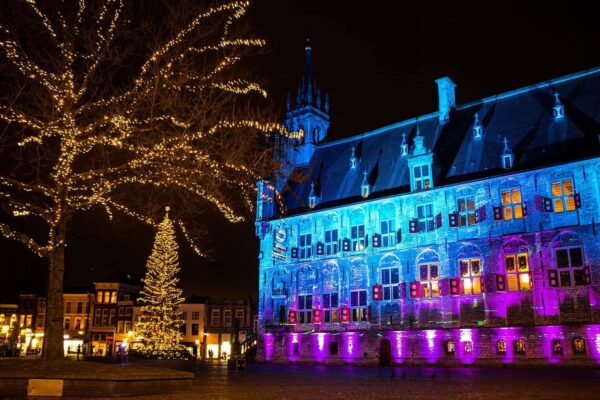 Stadt Weihnachtsbeleuchtung