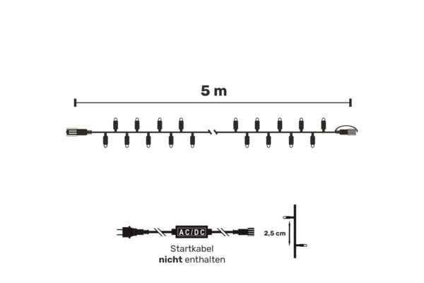 verbindbare Weihnachtsbeleuchtung kompakt IP67 Blynx Connect