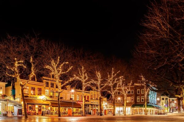 öffentliche Weihnachtsbeleuchtung