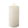 Steady LED Weiße Kerze · Warmweißes Licht · Wachs · Ø7×H15cm