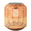 Steady Solar Laterne · Wicker braun · Ø24×H28cm · Für den Außenbereich