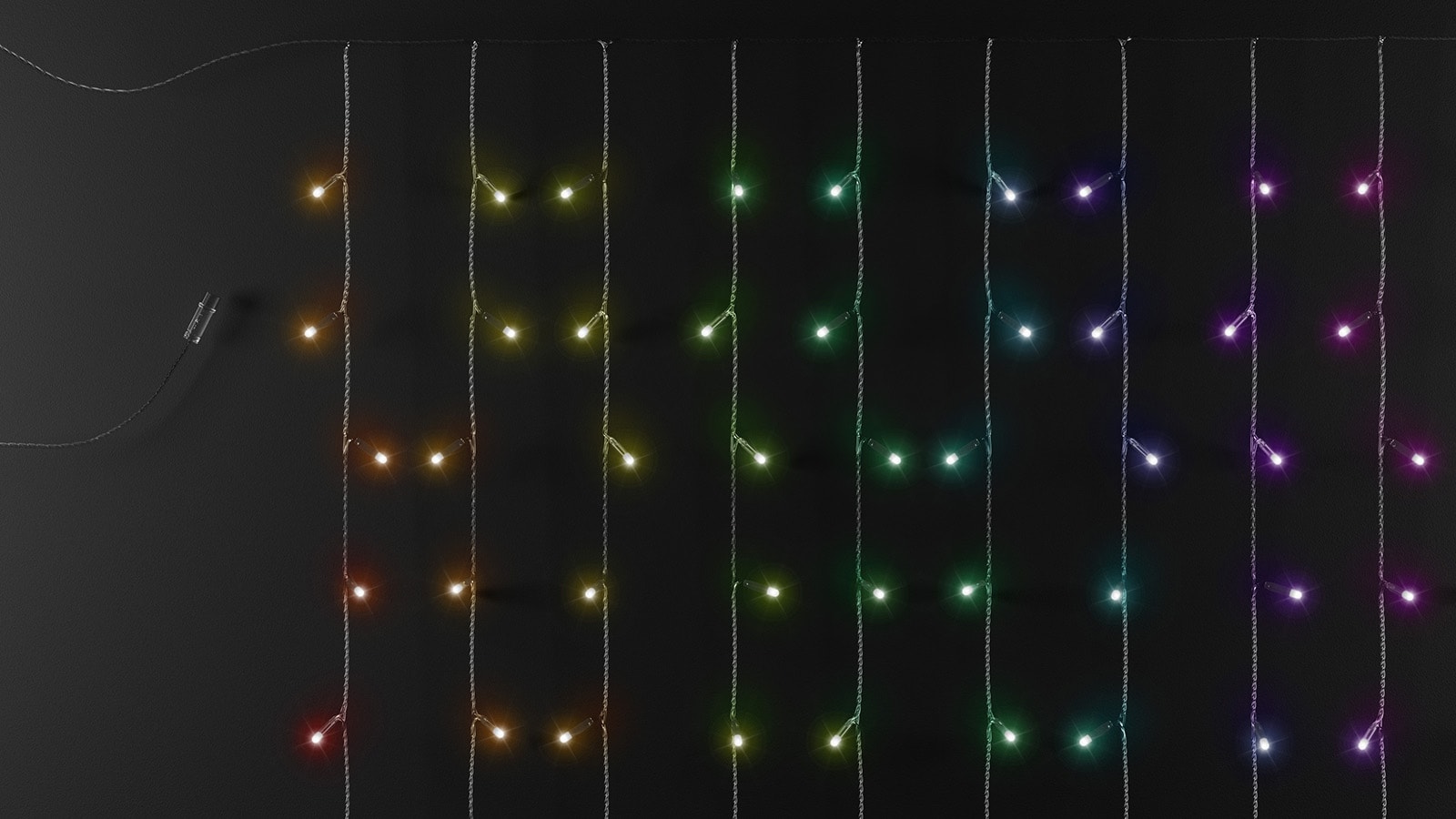 Twinkly Plus Curtain 250 LED IP65 Lichtvorhang