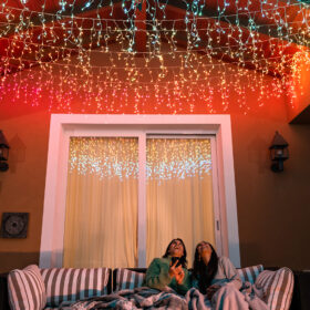 Twinkly Plus Icicle rgbw IP65 smarte Weihnachtsbeleuchtung Eiszapfenbeleuchtung