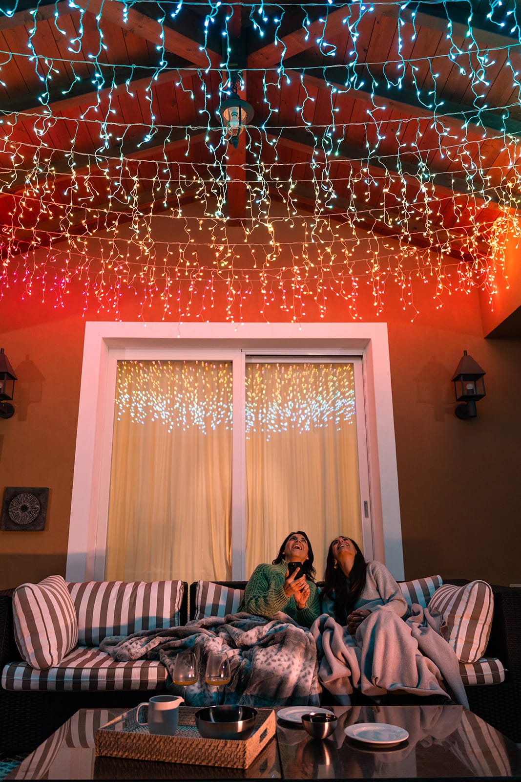 Twinkly Plus Icicle rgbw IP65 smarte Weihnachtsbeleuchtung Eiszapfenbeleuchtung