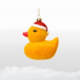 badeente weihnachtsmütze weihnachtsbaum-anhänger weihnachtsornament