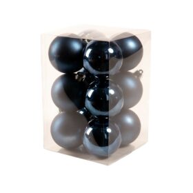 blaue Weihnachtskugeln