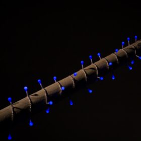 Bolletjes Weihnachtsbeleuchtung blau