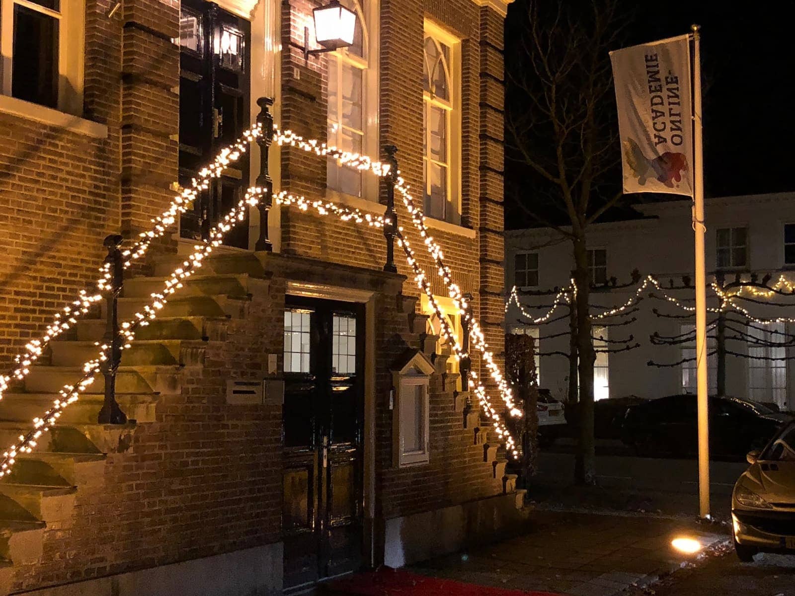 Weihnachtsbeleuchtung außen