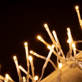 cluster weihnachts led beleuchtung