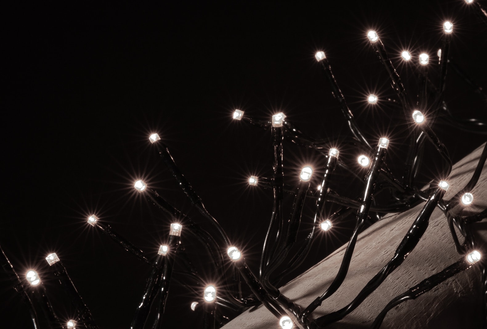 Cluster-Beleuchtung Eisweiß