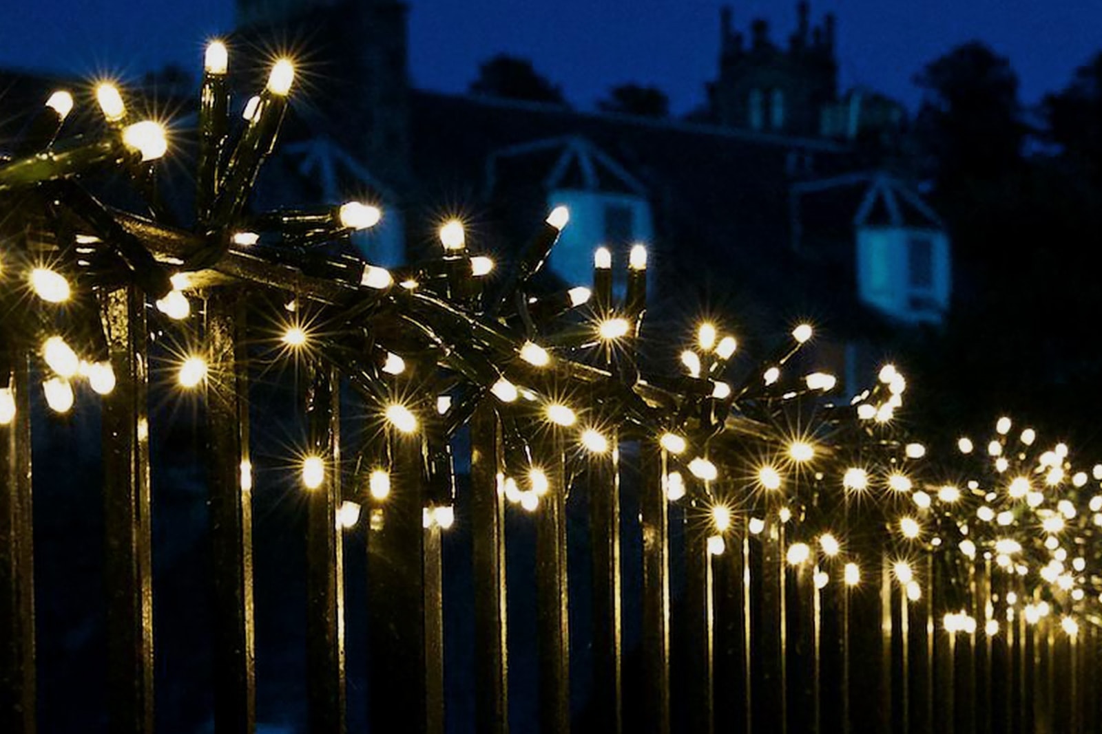 Cluster-Beleuchtung für draußen
