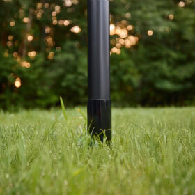 teilbarer Fahnenmast Bodenhülse Detail