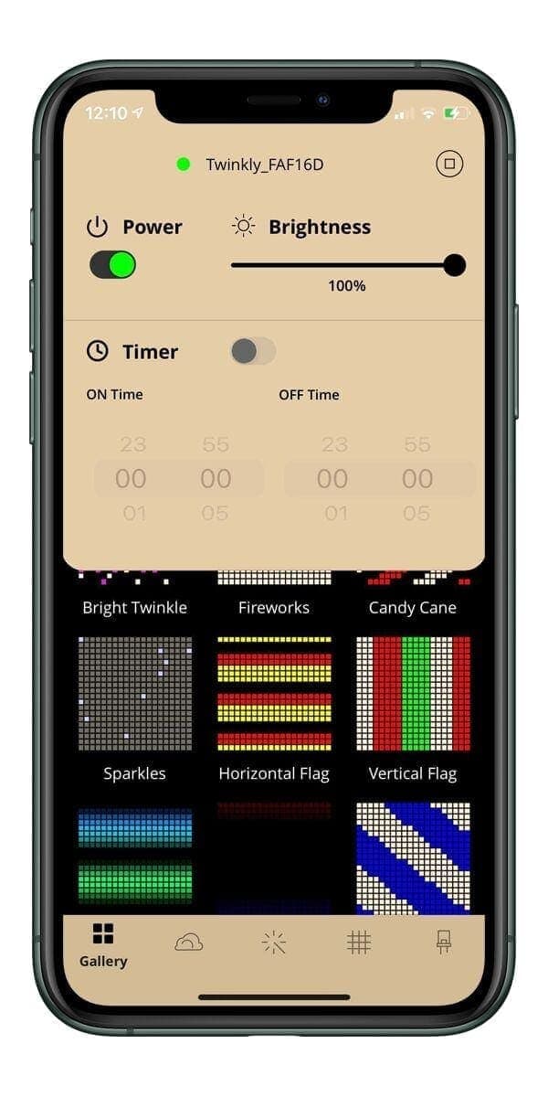 Dimbare Weihnachtsbeleuchtung Twinkly