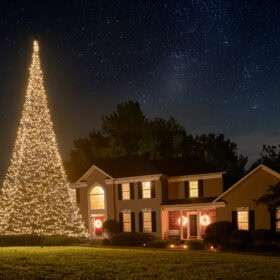 fairybell 10 meter 4000 led fahnenmast weihnachtsbaum