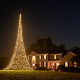 fairybell 12 meter 4000 fahnenmast weihnachtsbaum aussen