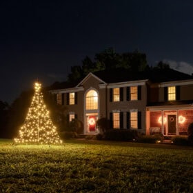 fairybell 2 meter aussen weihnachtsbaum