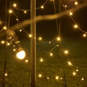 fairybell Weihnachtsbaum auf Mast Mast Detail