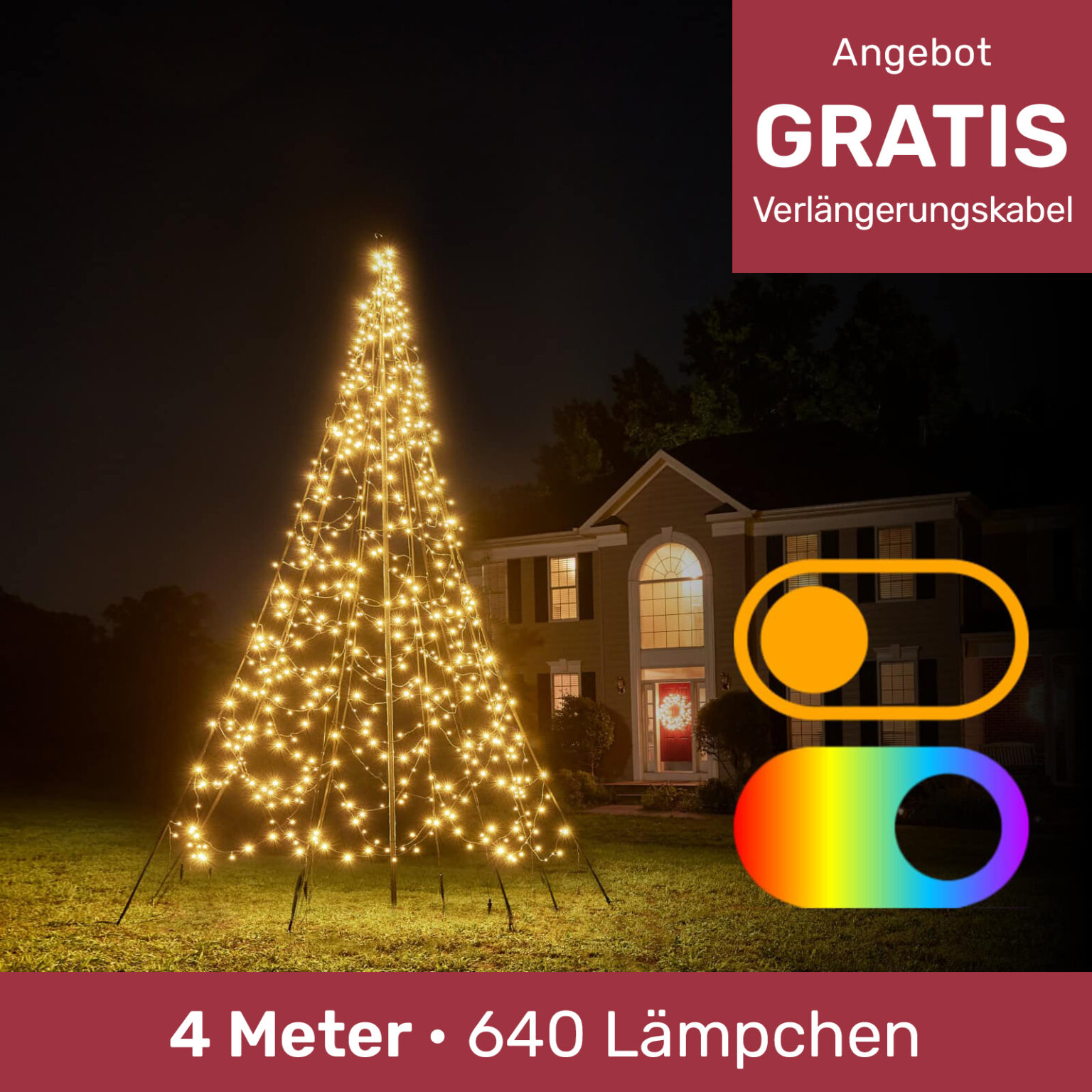 fairybell luminous switch 4 Meter FANL-400-1500-24-EU 8720512266566