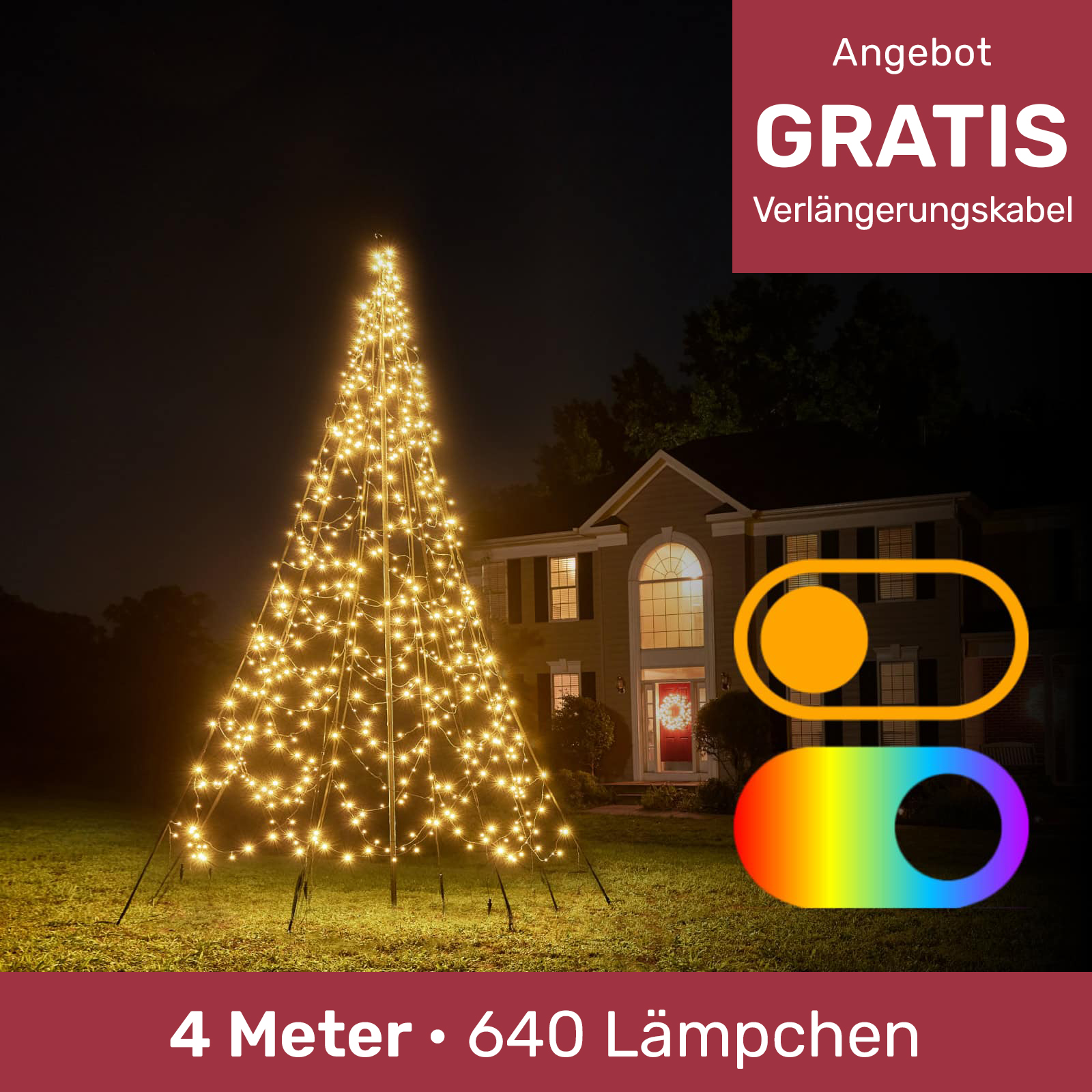 fairybell luminous switch 4 Meter FANL-400-1500-24-EU 8720512266566