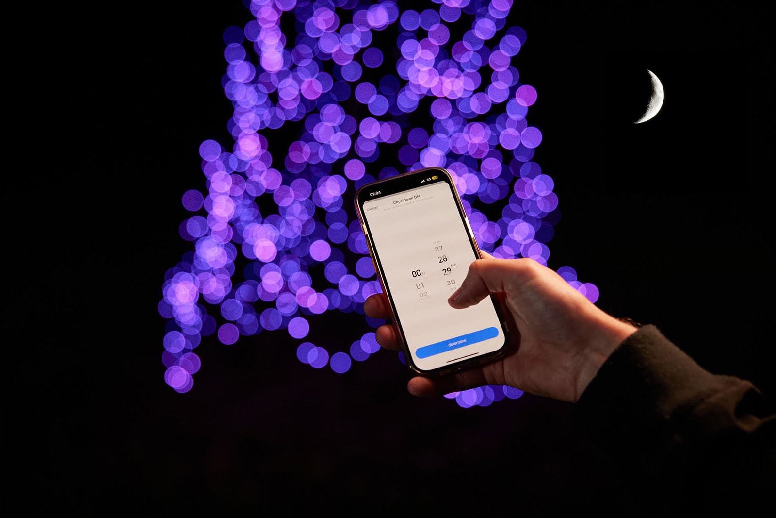 fairybell fahnenmast weihnachtsbeleuchtung smart magic demo 6