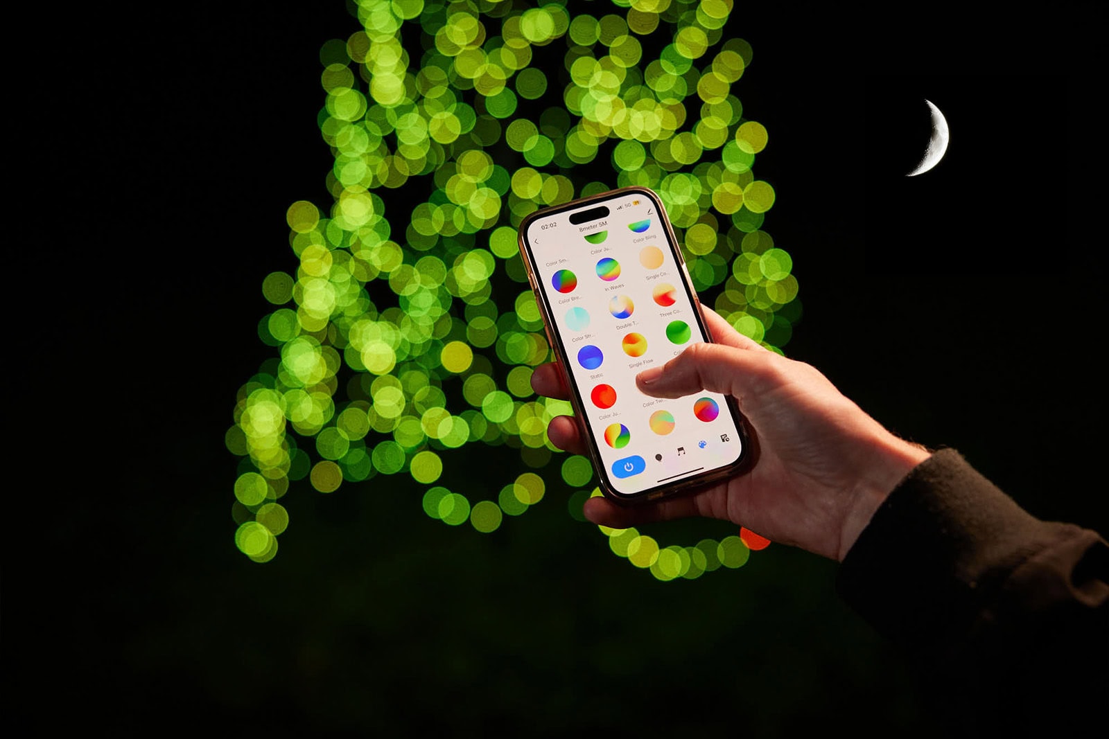 fairybell fahnenmast weihnachtsbeleuchtung smart magic demo 7