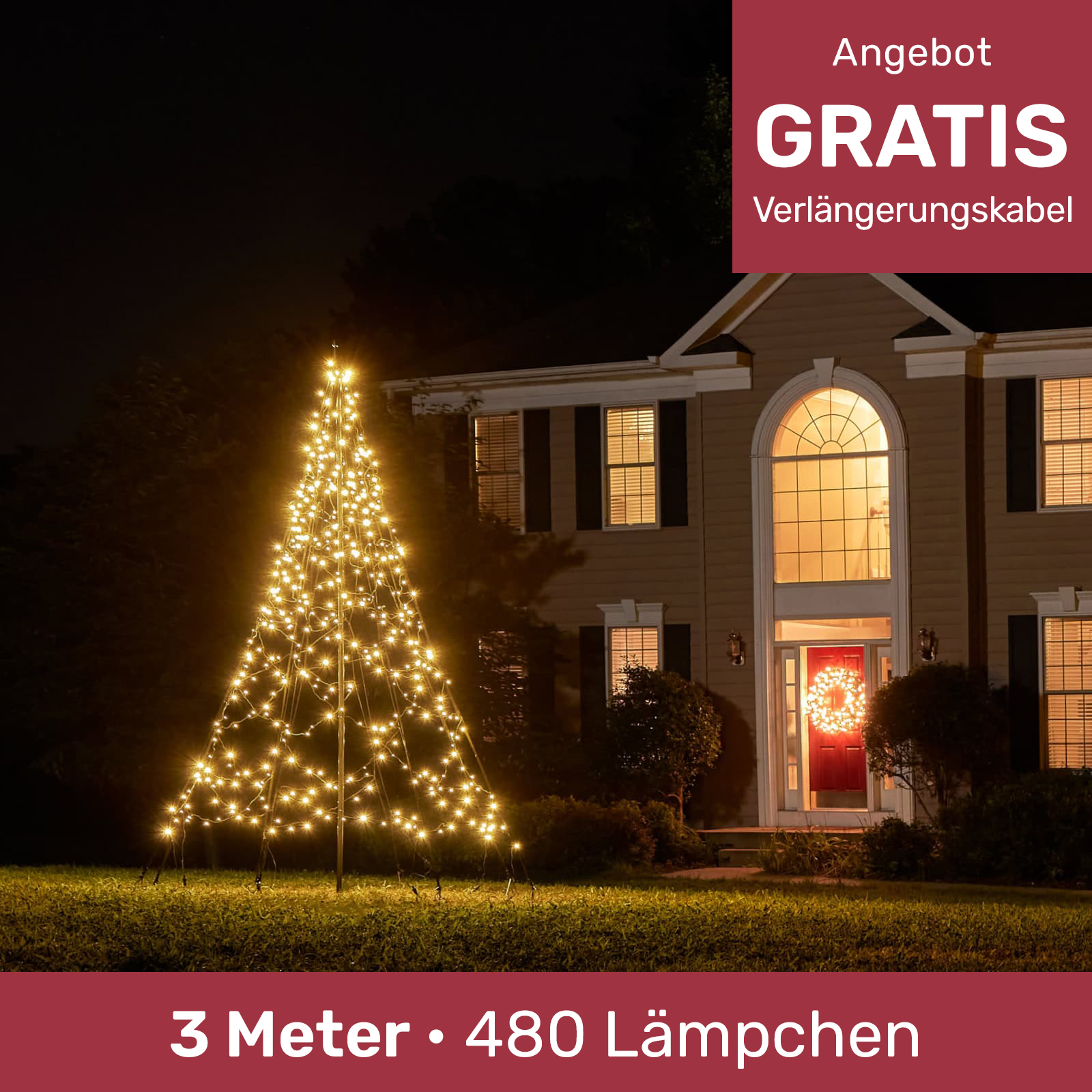 fairybell Weihnachtsbaum draußen FANL-300-480-02-EU 8718781474201
