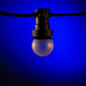 Festbeleuchtung außen matt gefrostet Warmweiß