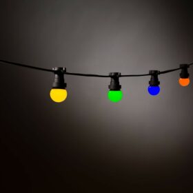 gekleurde led lampen prikkabel