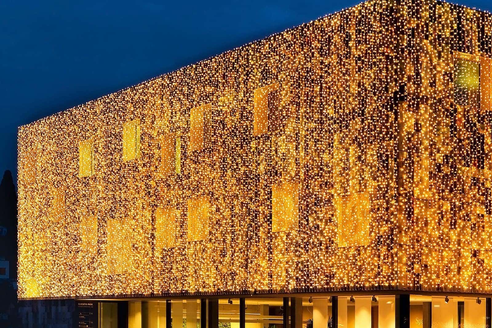 Fassaden Weihnachtsbeleuchtung außen