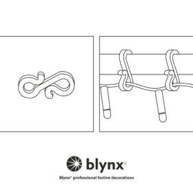 Dachrinnenhaken Weihnachtsbeleuchtung