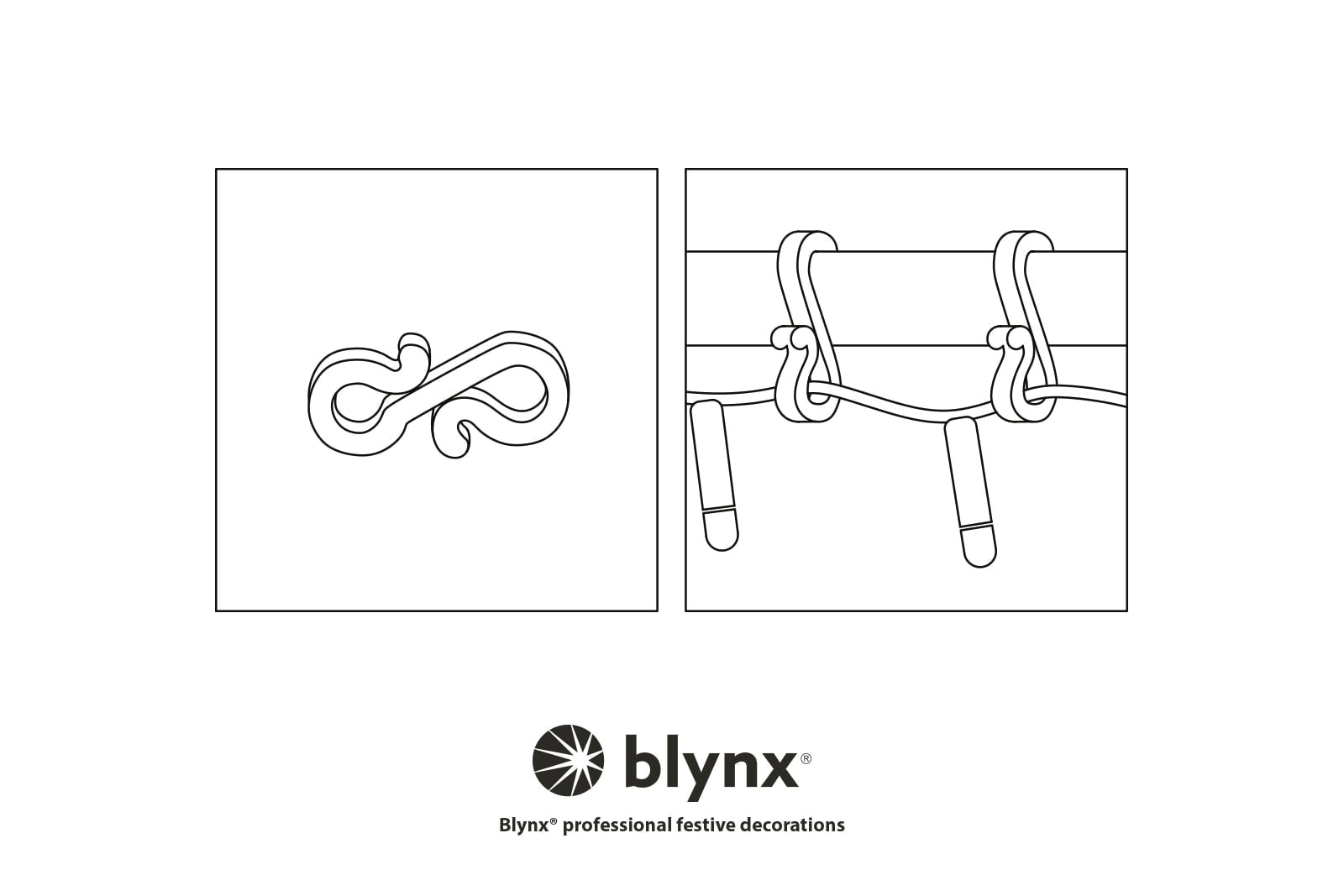 Dachrinnenhaken Weihnachtsbeleuchtung