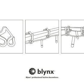 Dachrinnenhaken Weihnachtsbeleuchtung