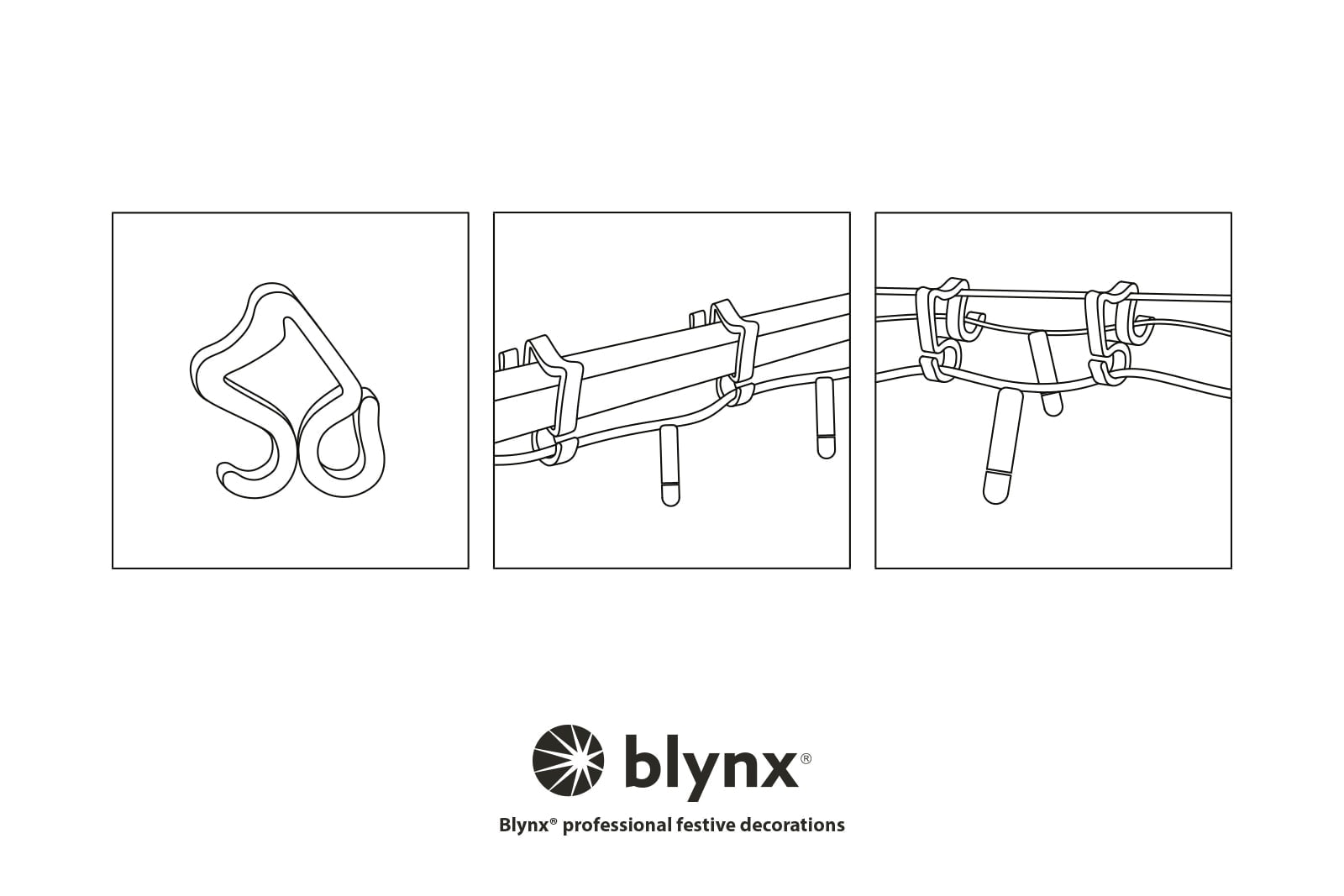 Dachrinnenhaken Weihnachtsbeleuchtung