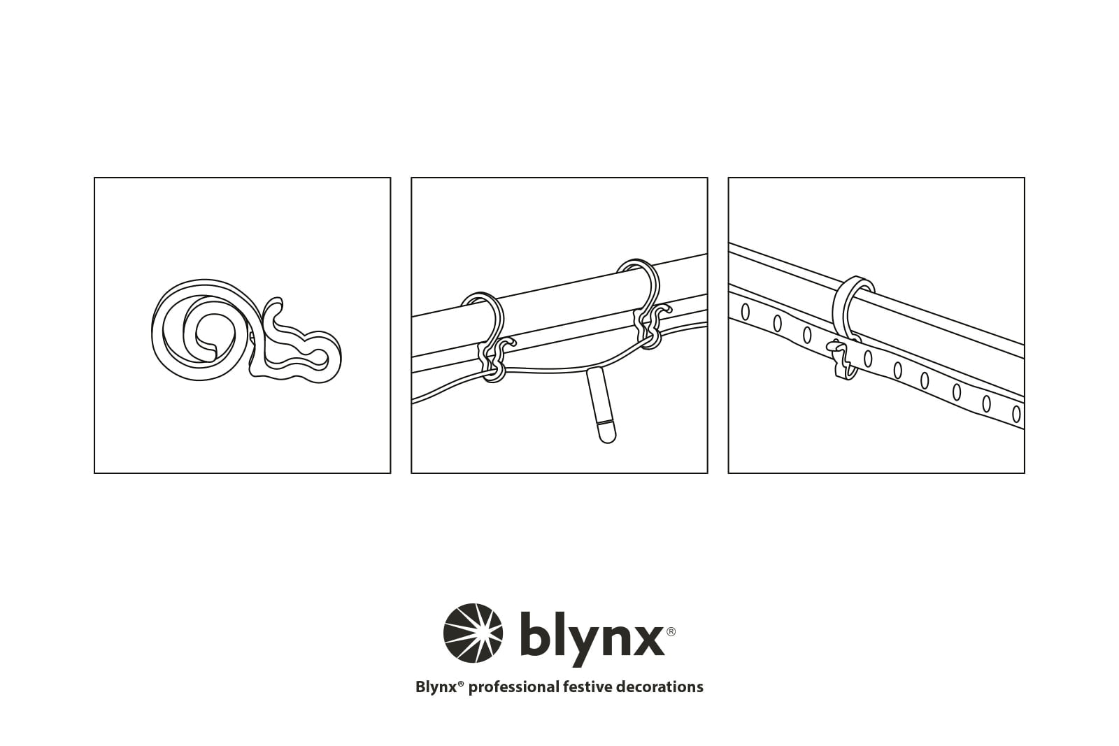 Dachrinnenhaken Weihnachtsbeleuchtung