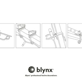 Dachrinnenhaken Weihnachtsbeleuchtung