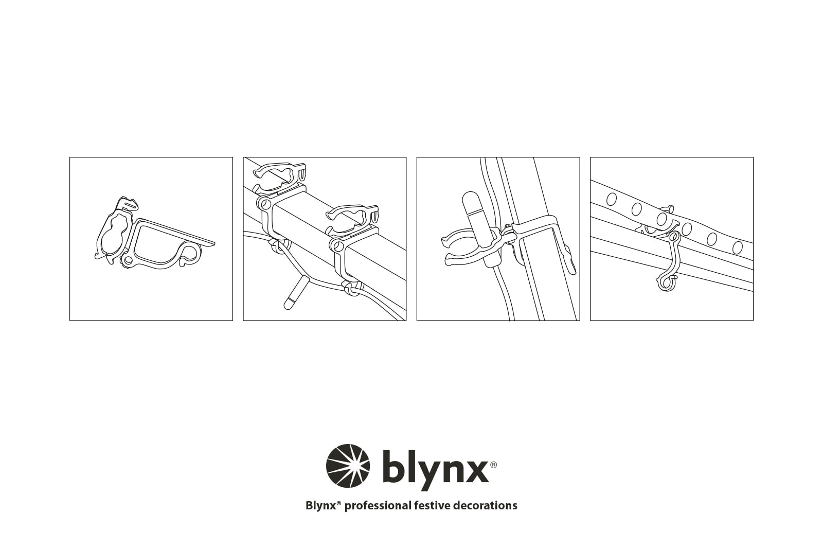 Dachrinnenhaken Weihnachtsbeleuchtung