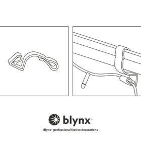 Dachrinnenhaken Weihnachtsbeleuchtung
