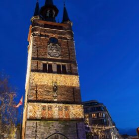 Vorhang Beleuchtung außen