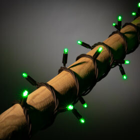 grüne Weihnachtslämpchen