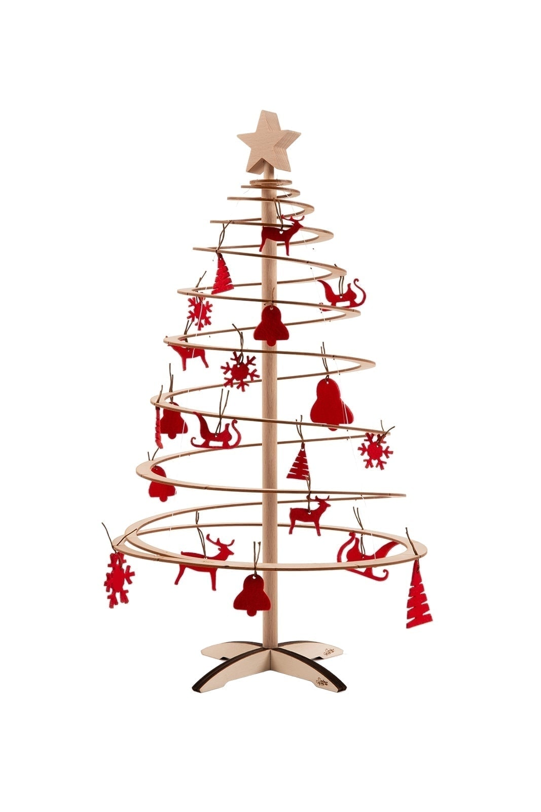 Holz-Weihnachtsbäume spira mini