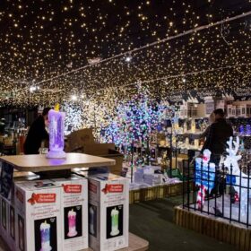 Eiszapfen Weihnachtsbeleuchtung