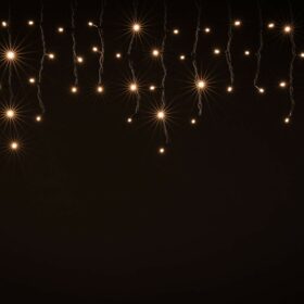 eiszapfen weihnachtsbeleuchtung aussen