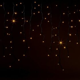 Beleuchtung für Eiszapfen warmweiß