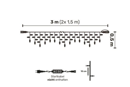 Eiszapfenbeleuchtung