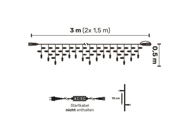 Eiszapfenbeleuchtung