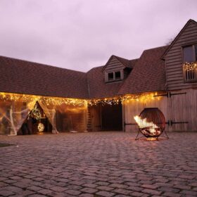 Eiszapfenbeleuchtung verbindbar im Freien