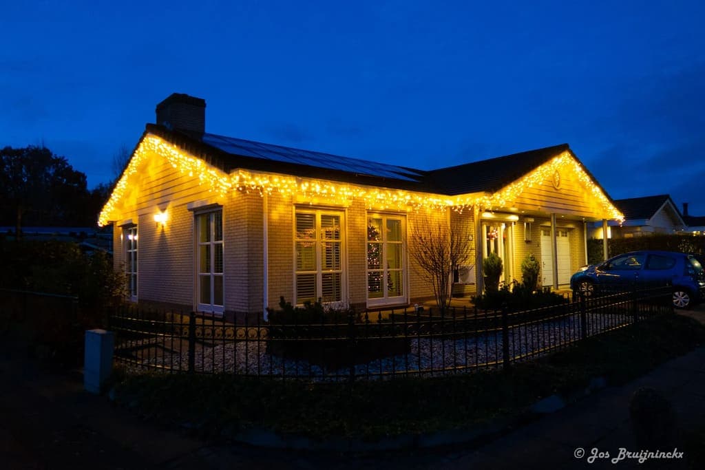 ijspegelverlichting gevel buiten