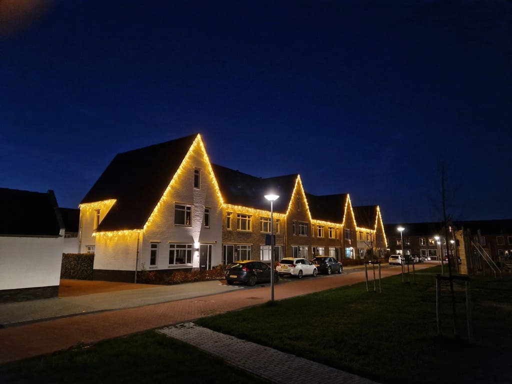 ijspegelverlichting klantenfoto buiten