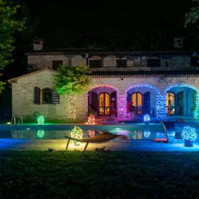 weihnachts fassadenbeleuchtung twinkly