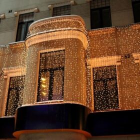 Weihnachts Lichtervorhang